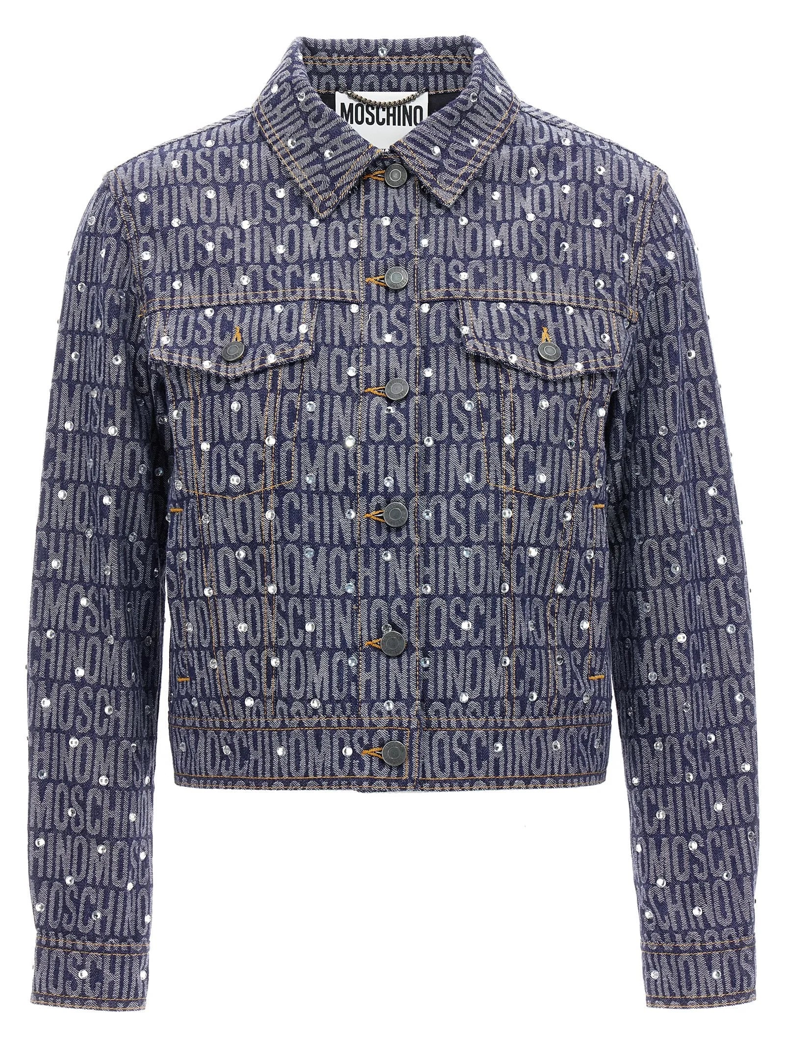 Moschino Blue Cotton Denim Jacket
