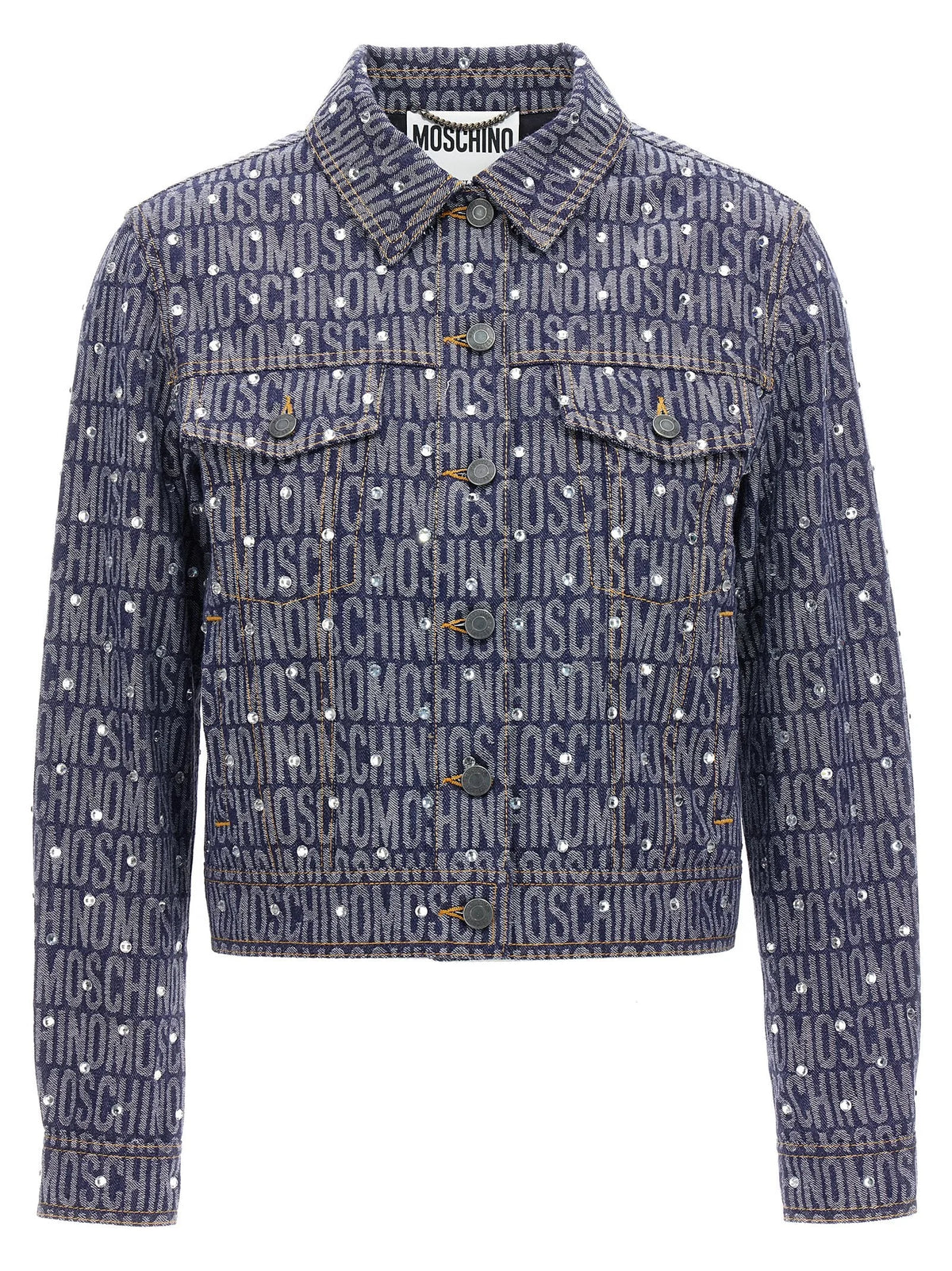 Moschino Blue Cotton Denim Jacket