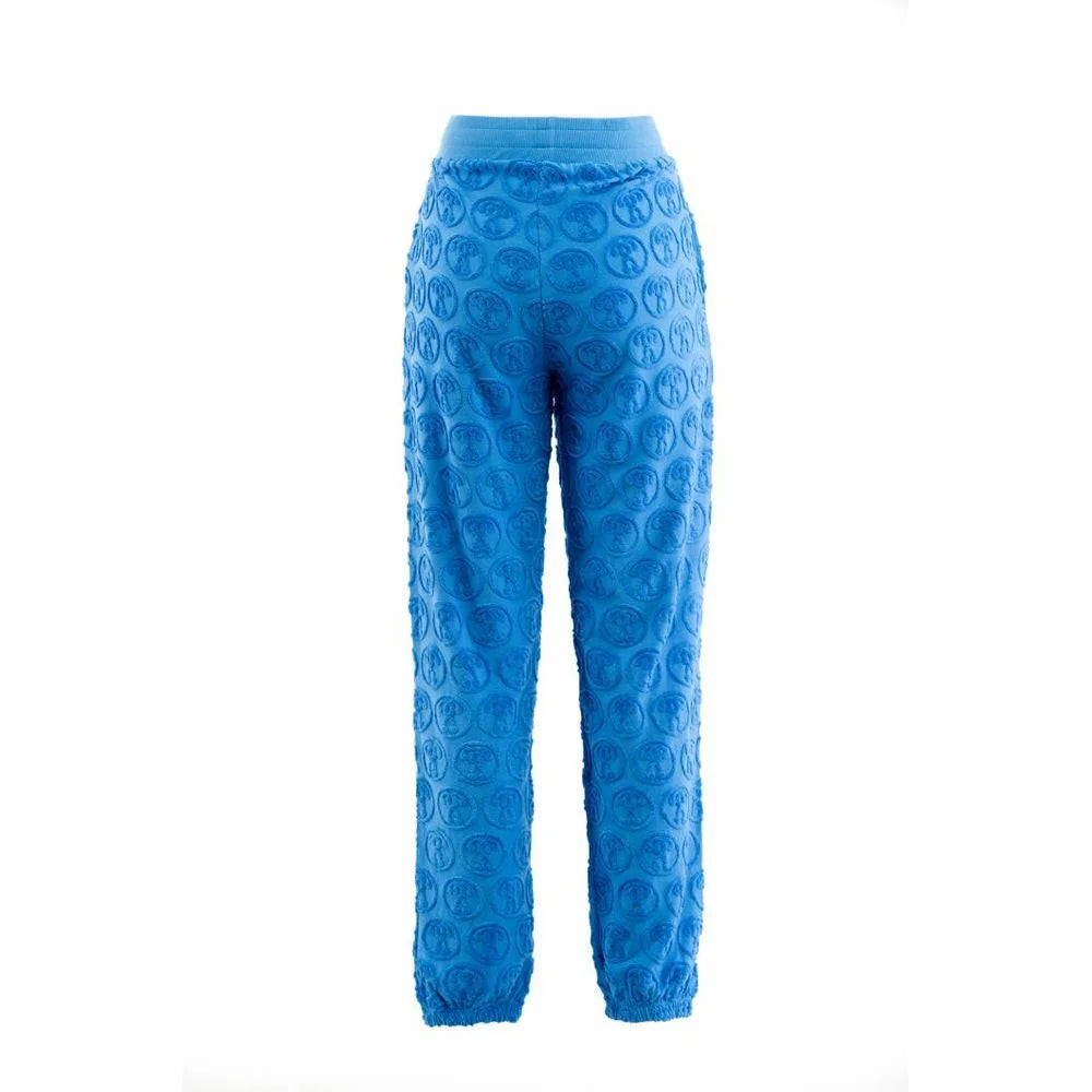 Moschino Pantaloni sport bleumarin din bumbac (Pantaloni de antrenament) - M