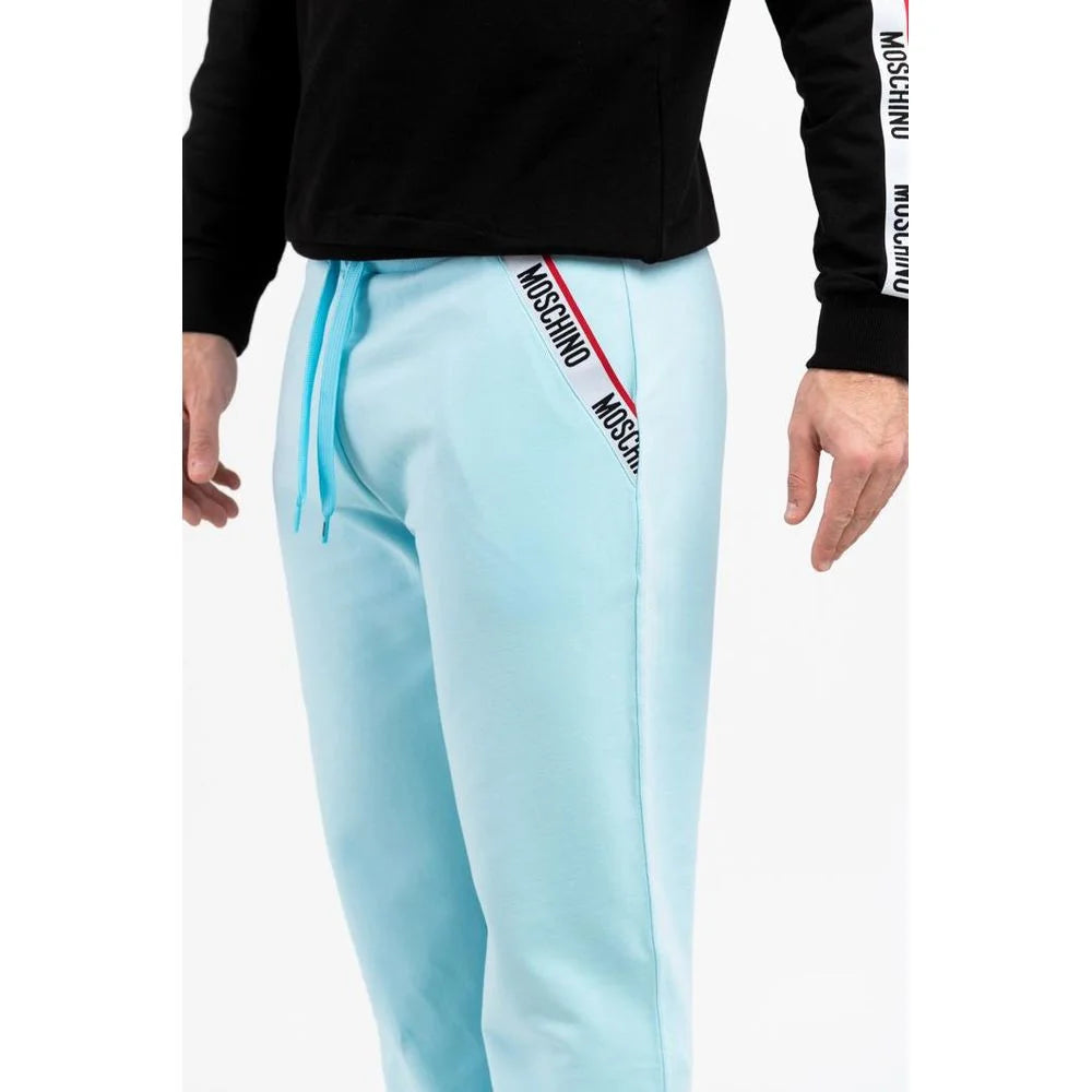 Moschino Blue Cotton Joggers (Workout Pants) - M