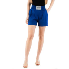 Moschino Blue Marabou Shorts - IT40