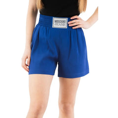 Moschino Blue Marabou Shorts - IT40