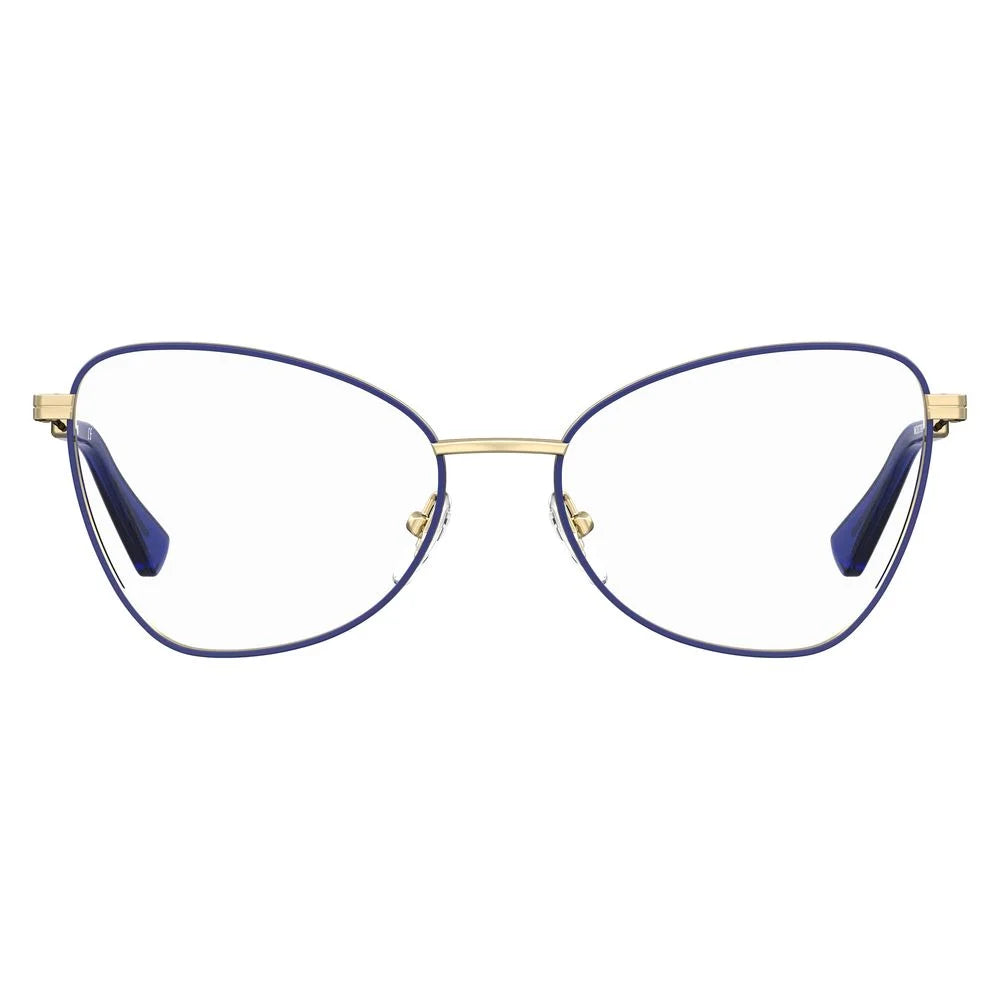 Moschino Blue Metal Frames