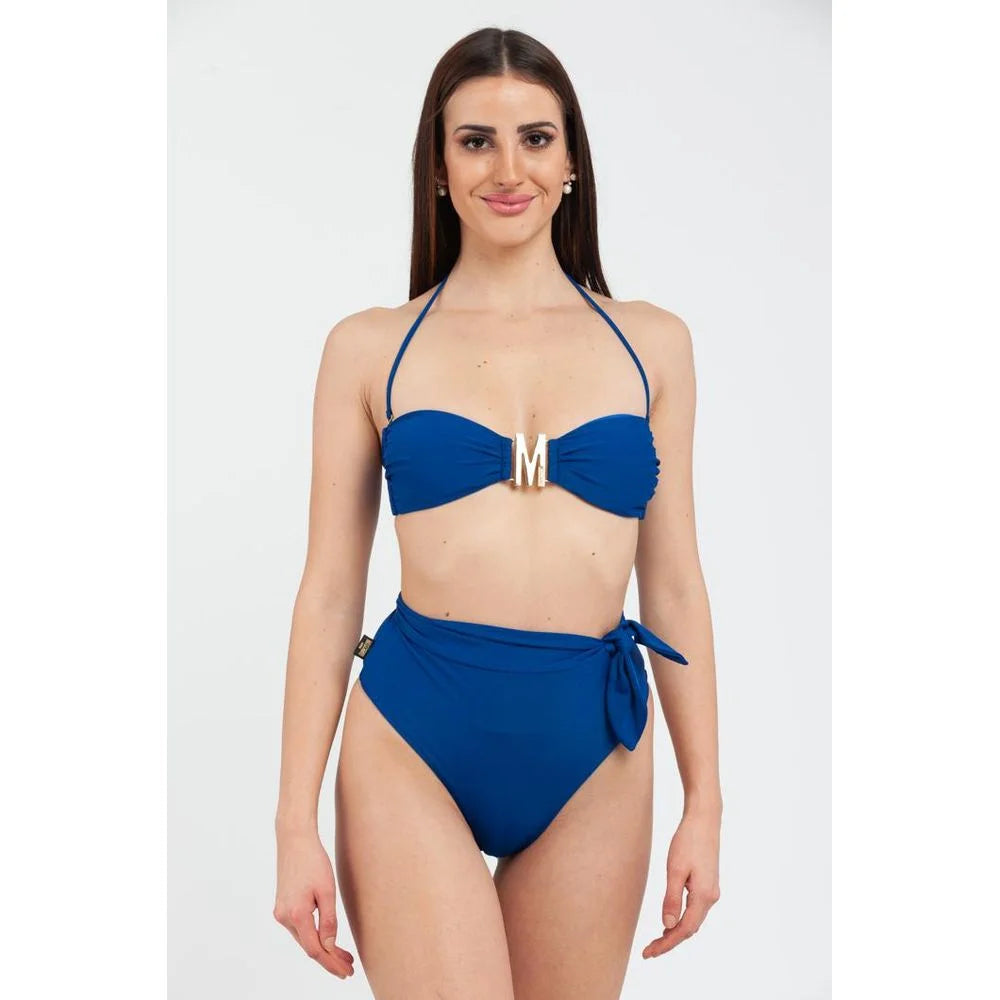 Moschino Blue Polyamide Bikini - S