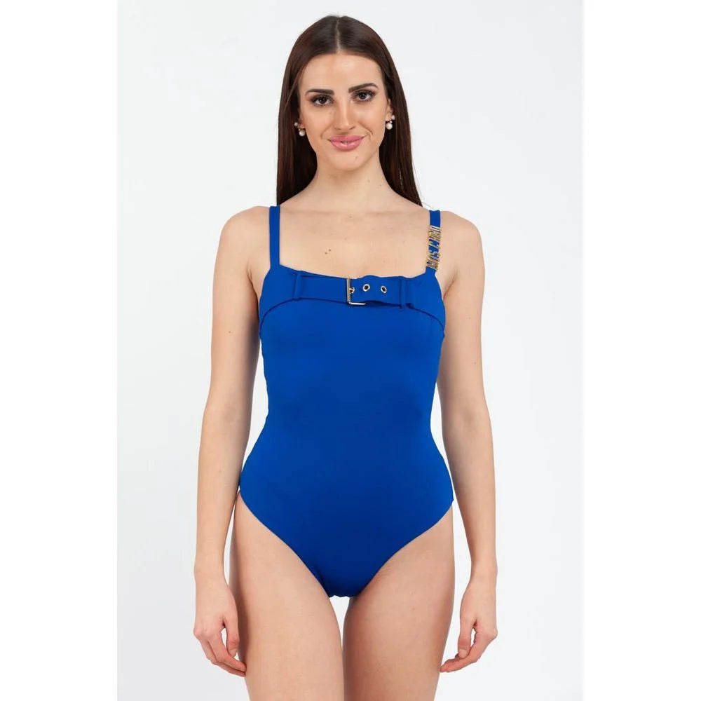Moschino Blue Polyamide One-Piece Swimsuit - S