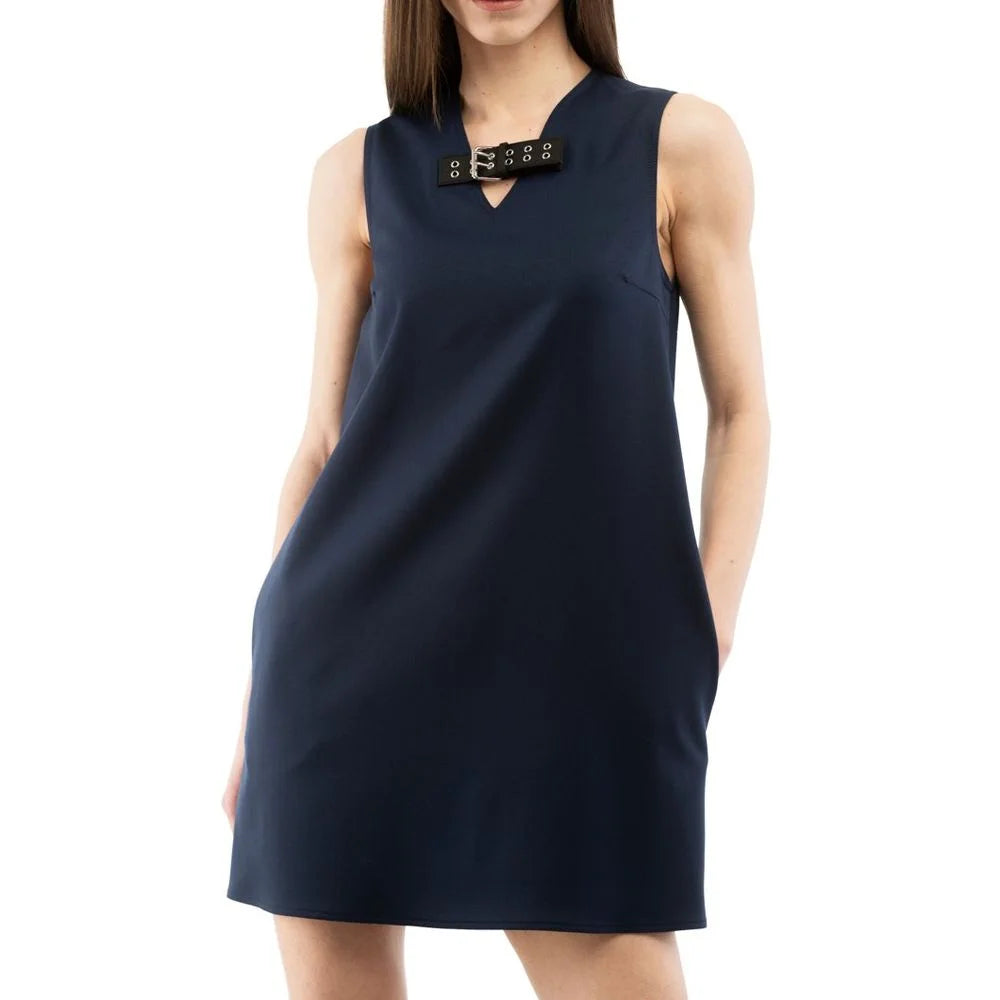 Moschino Blue Polyester Casual Dress - IT40