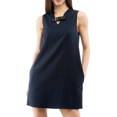 Moschino Blue Polyester Casual Dress - IT40