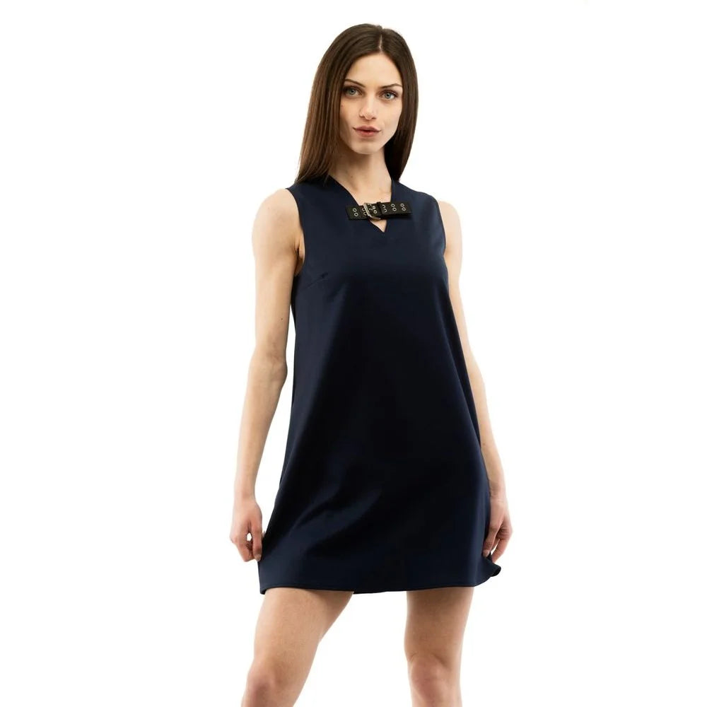 Moschino Blue Polyester Casual Dress - IT40