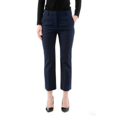 Moschino Blue Polyester Dress Pants - IT40