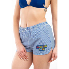 Moschino Blue Polyester Swim Shorts - S