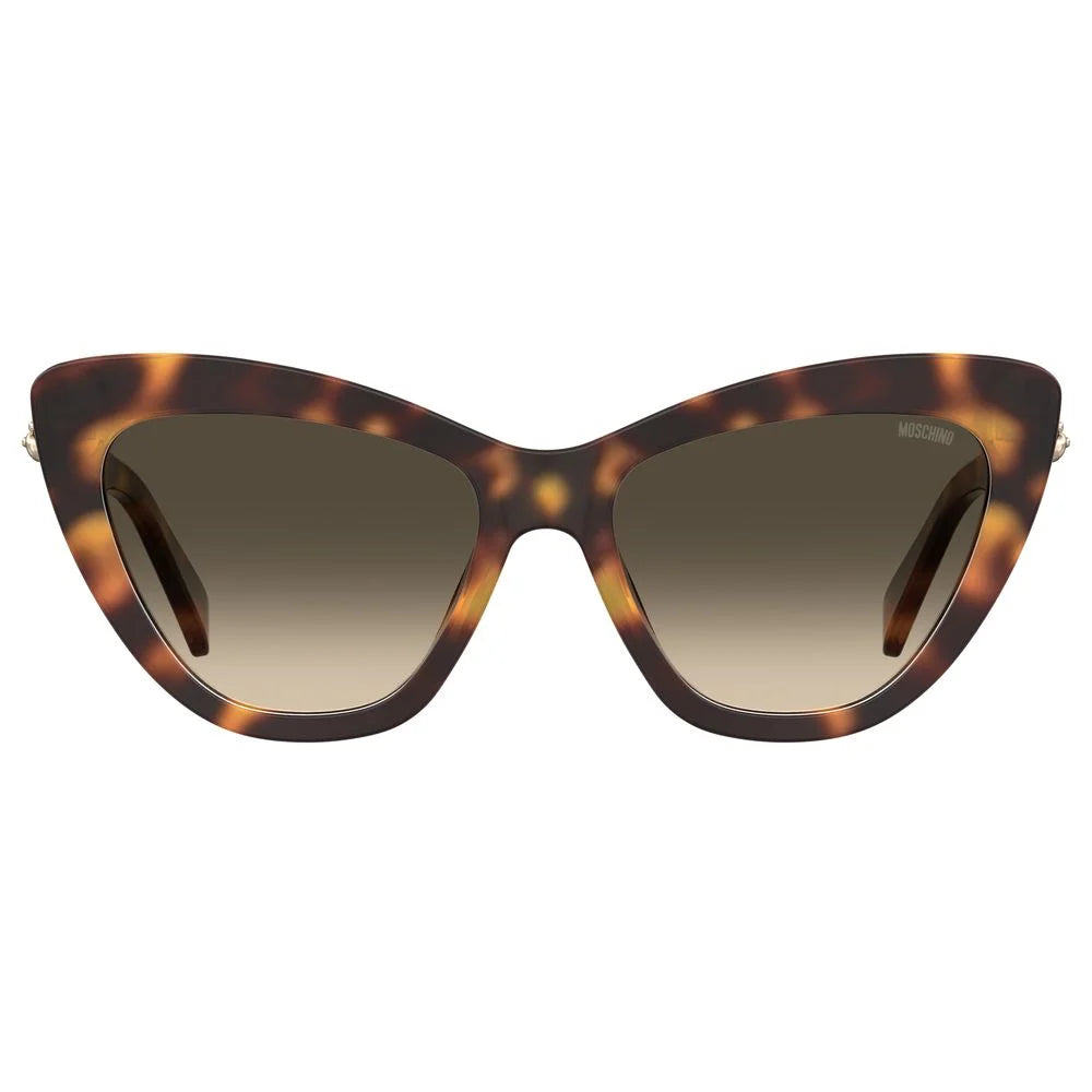 Moschino Brown Acetate Sunglasses - Sunglasses