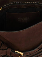 Moschino Brown Calfskin Handbag