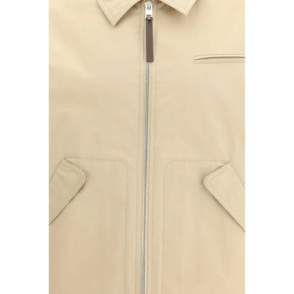 Moschino Brown Cotton Coat