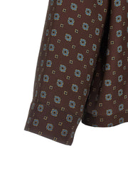 Moschino Brown Silk Blouse