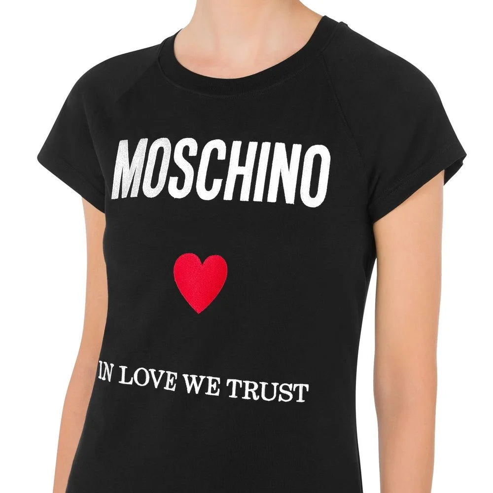 Moschino Couture Black Cotton Casual Dress - 38
