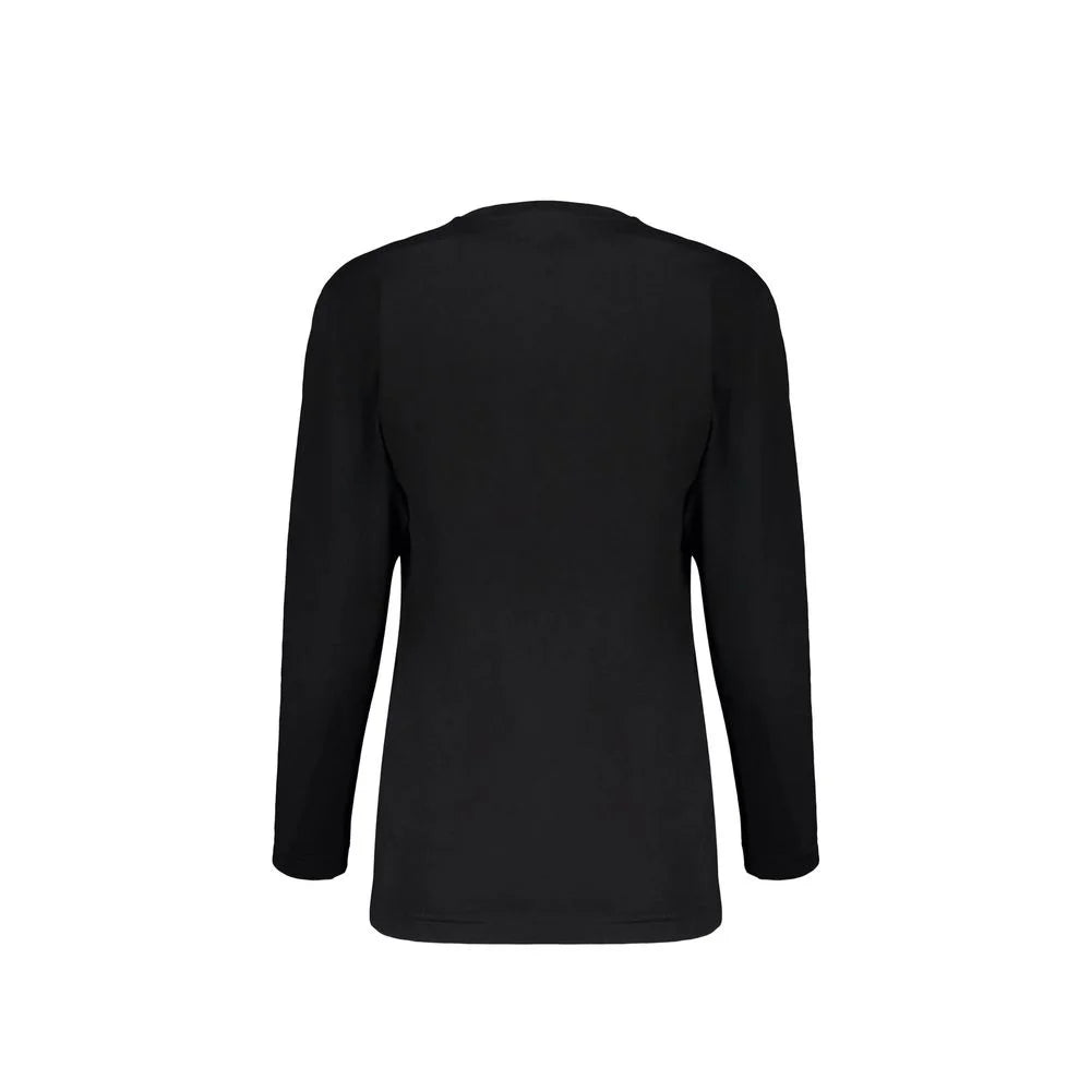 Moschino Couture Black Cotton Long Sleeve T-Shirt - XS