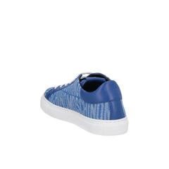 Moschino Couture Blue Leather Low Top Sneakers - EU37/US7