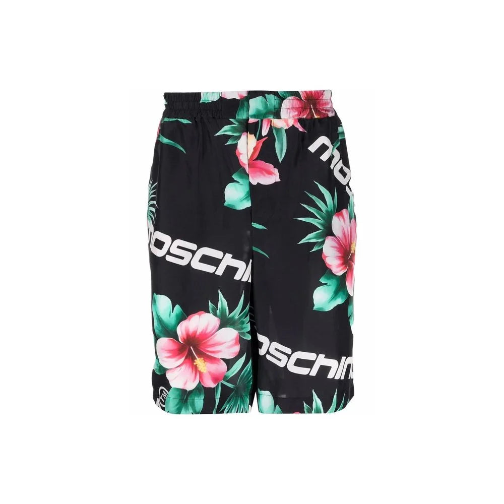 Moschino Couture Moschino Floral Print Silk Shorts - Short Trousers