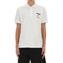 Moschino Couture In Love We Trust Cotton Polo - Polos
