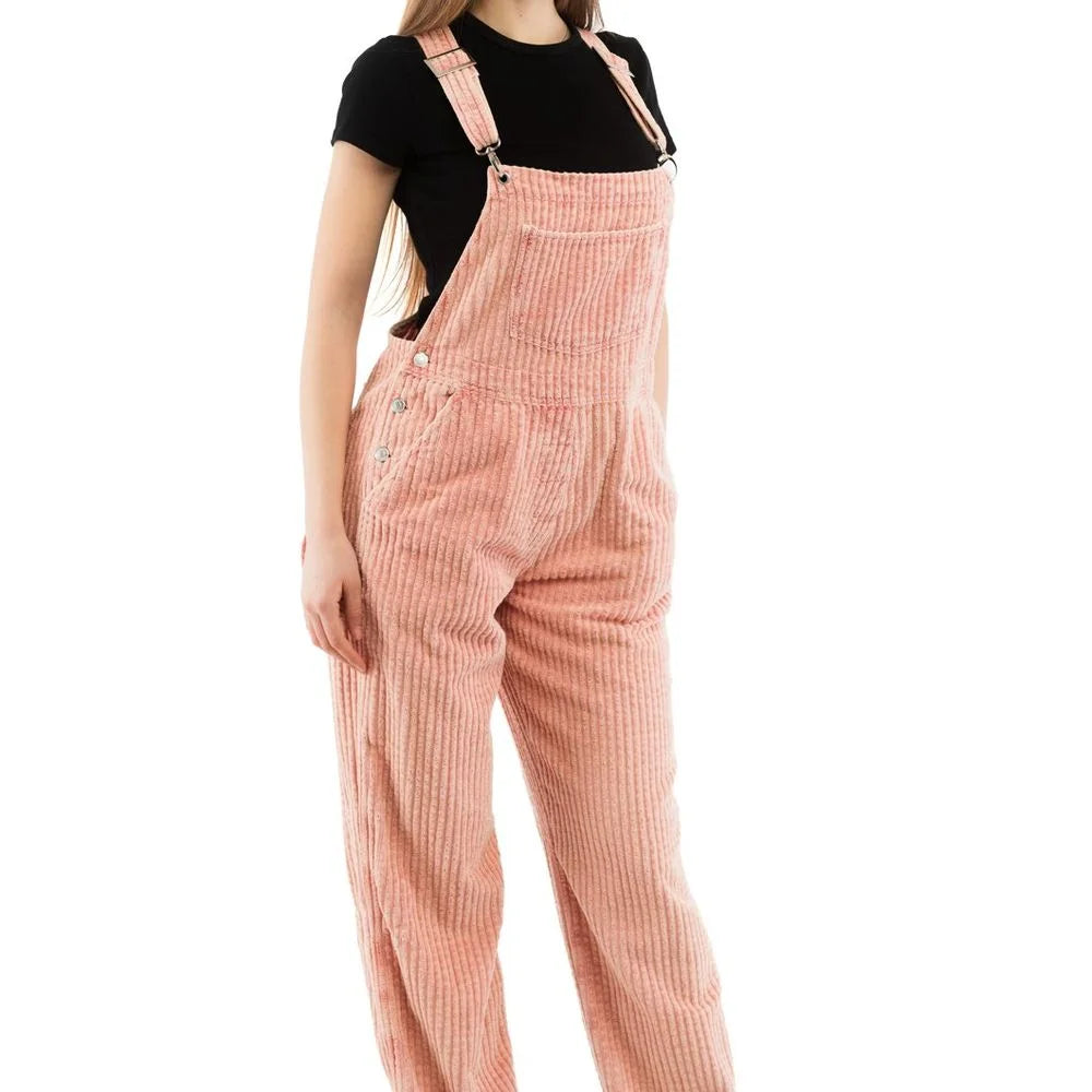 Moschino Fuchsia Cotton Jumpsuit - IT40