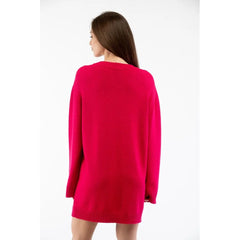 Moschino Fuchsia Wool Casual Dress - S