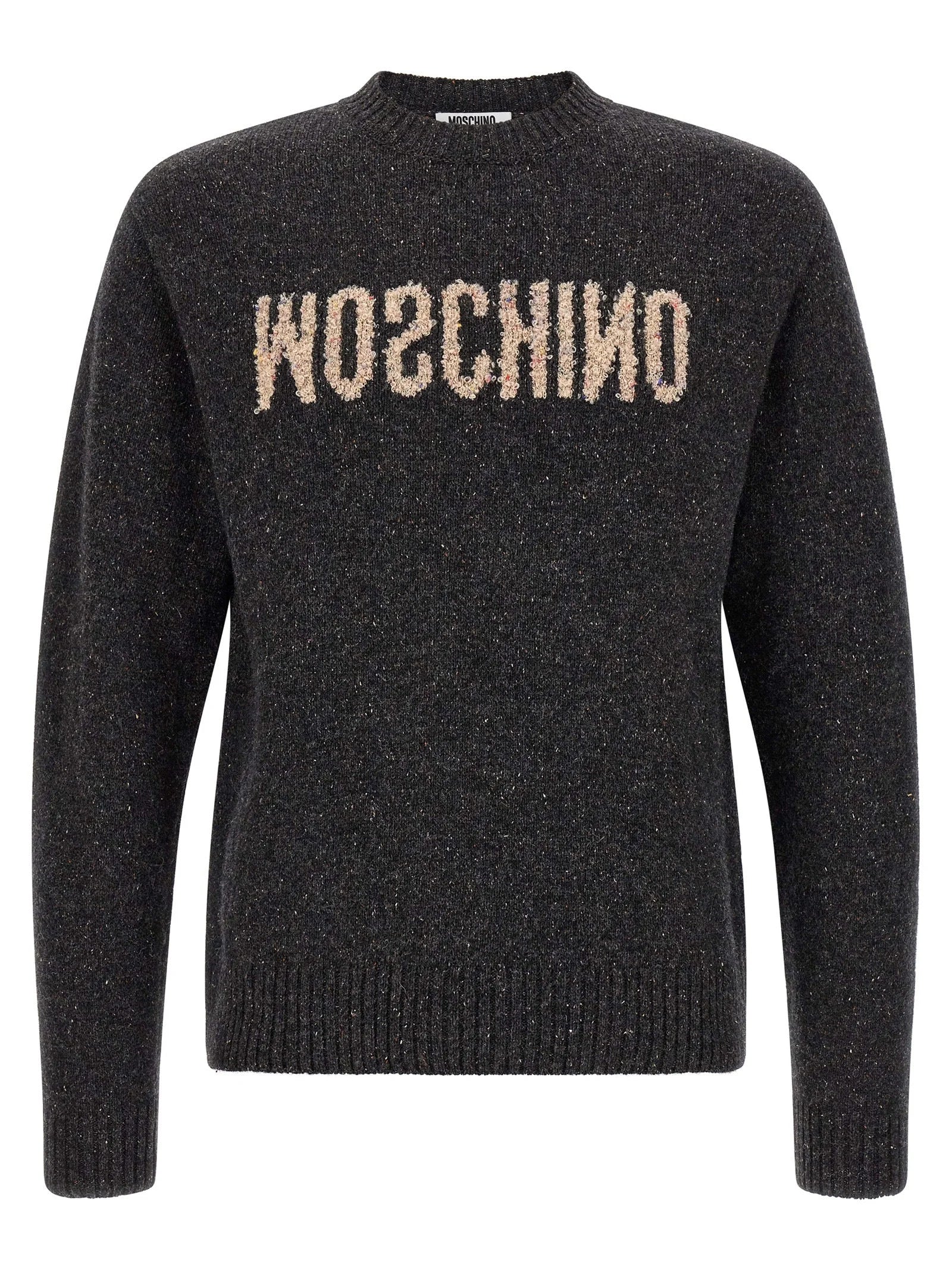 Moschino Gray Wool Cardigan