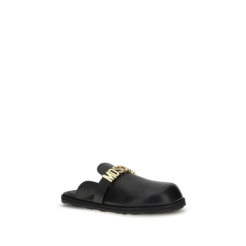 Moschino Logo Mules - EU41/US11 - Flats