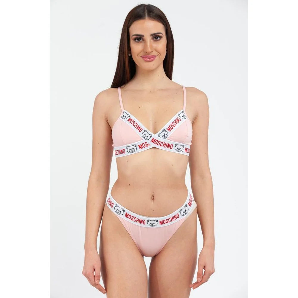 Moschino Multicolor Cotton Bra - S