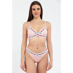 Moschino Multicolor Cotton Bra - S