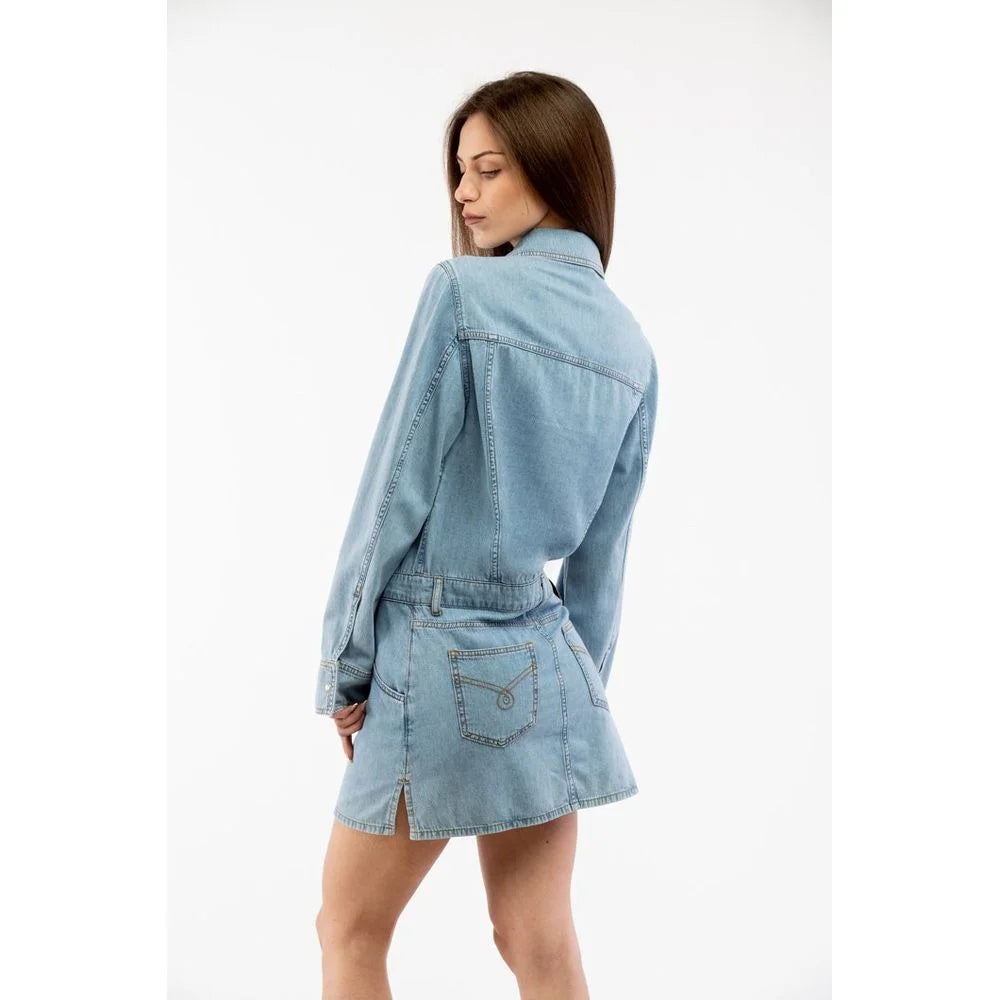 Moschino Multicolor Cotton Casual Dress