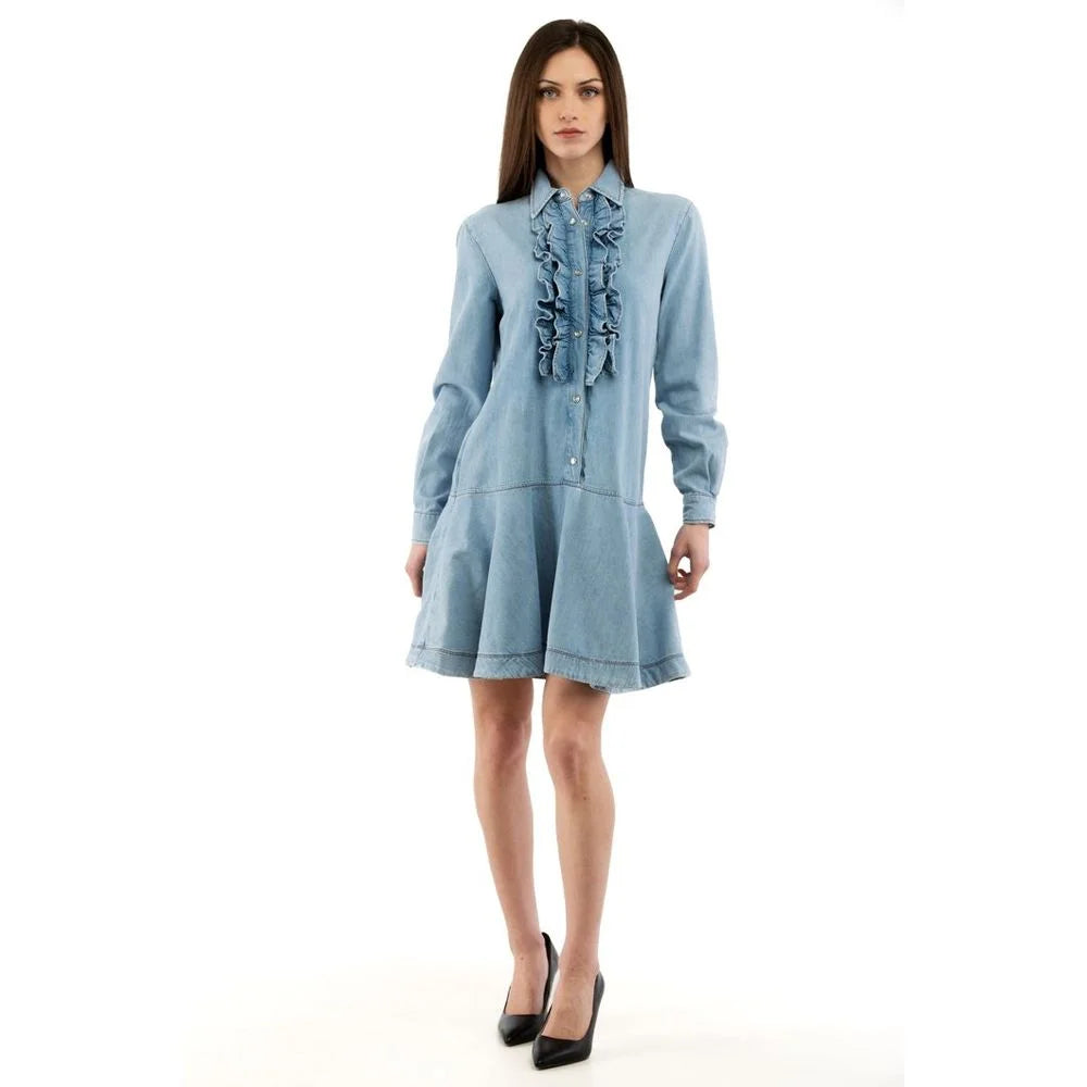 Moschino Multicolor Cotton Casual Dress