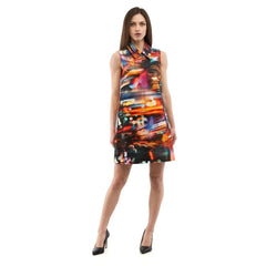 Moschino Multicolor Cotton Casual Dress - IT40