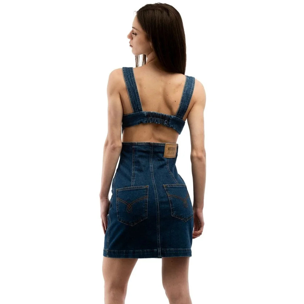 Moschino Multicolor Cotton Casual Dress - S