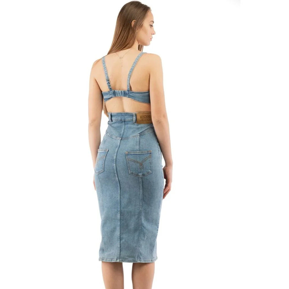 Moschino Multicolor Cotton Casual Dress - S