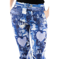 Moschino Multicolor Cotton Casual Pants - IT40
