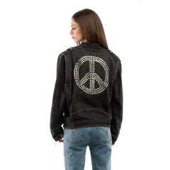 Moschino Multicolor Cotton Denim Jacket - S