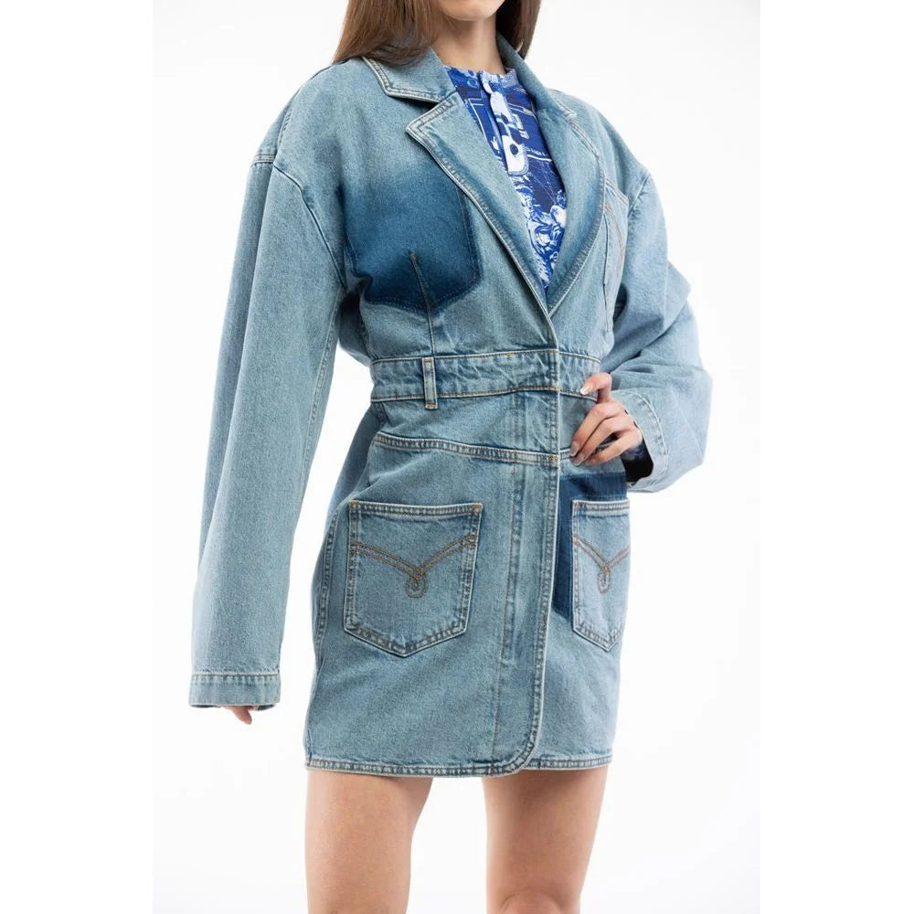 Moschino Multicolor Cotton Denim Jacket - XS