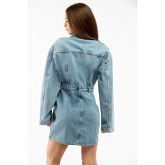 Moschino Multicolor Cotton Denim Jacket - XS