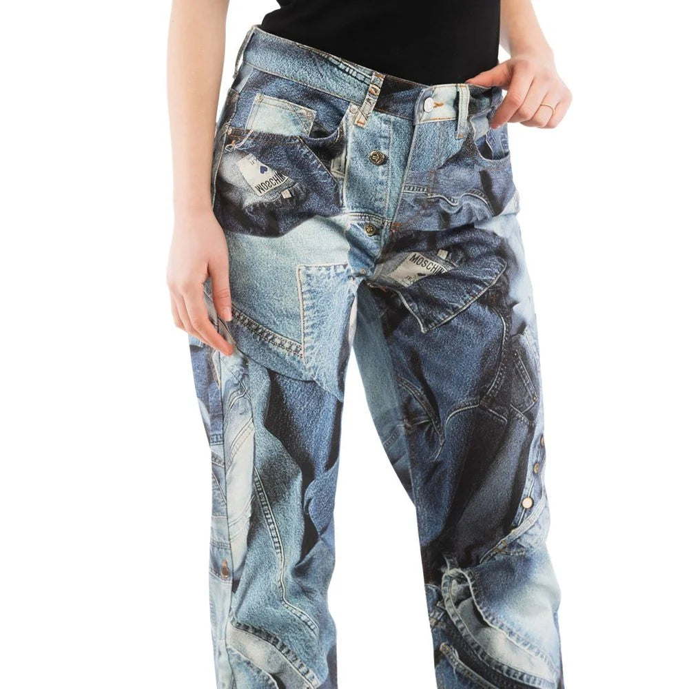Moschino Flerfarget Bomull Jeans Denim - 24