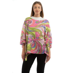 Moschino Multicolor Cotton Pattern Shirt - One Size