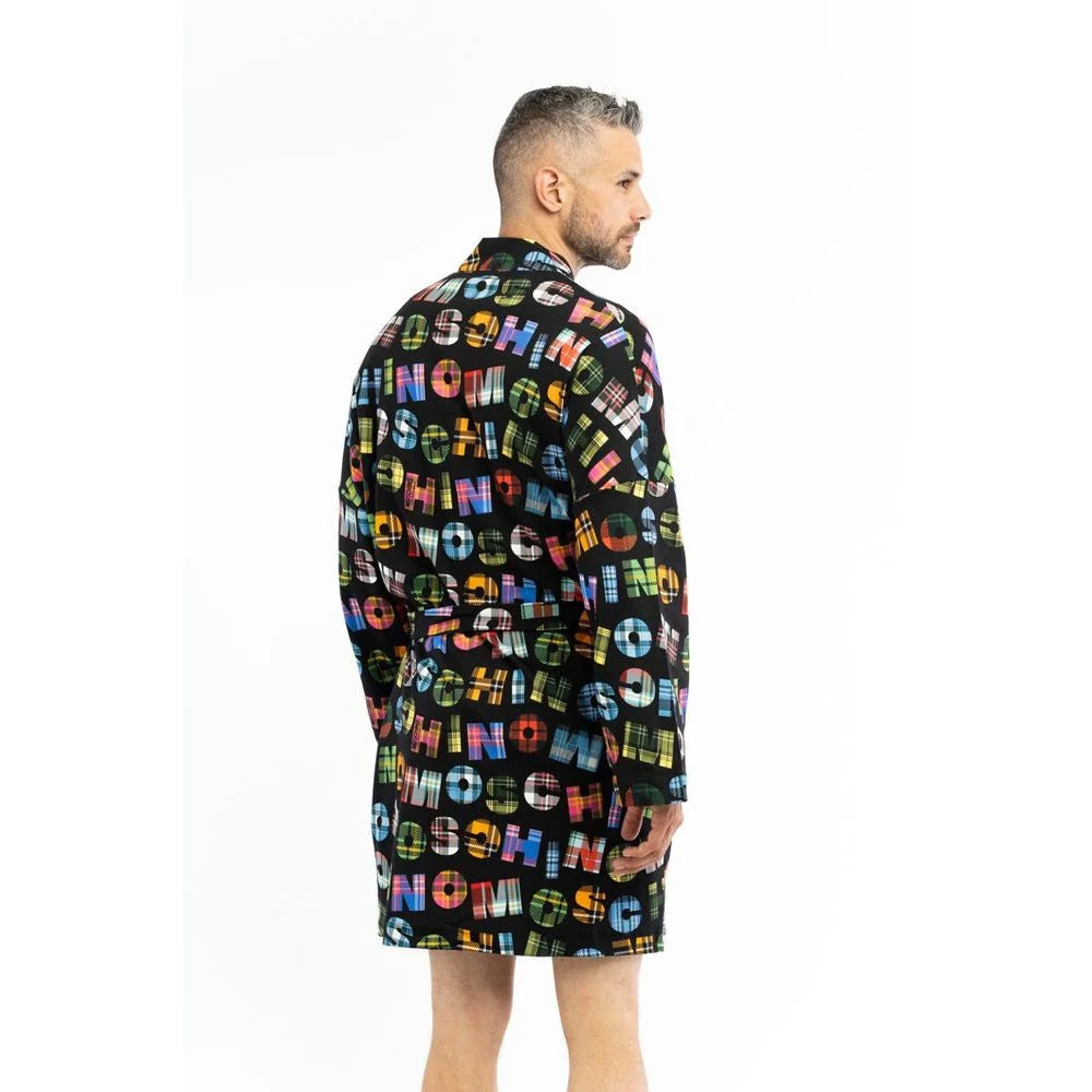 Moschino Multicolor Cotton Robe