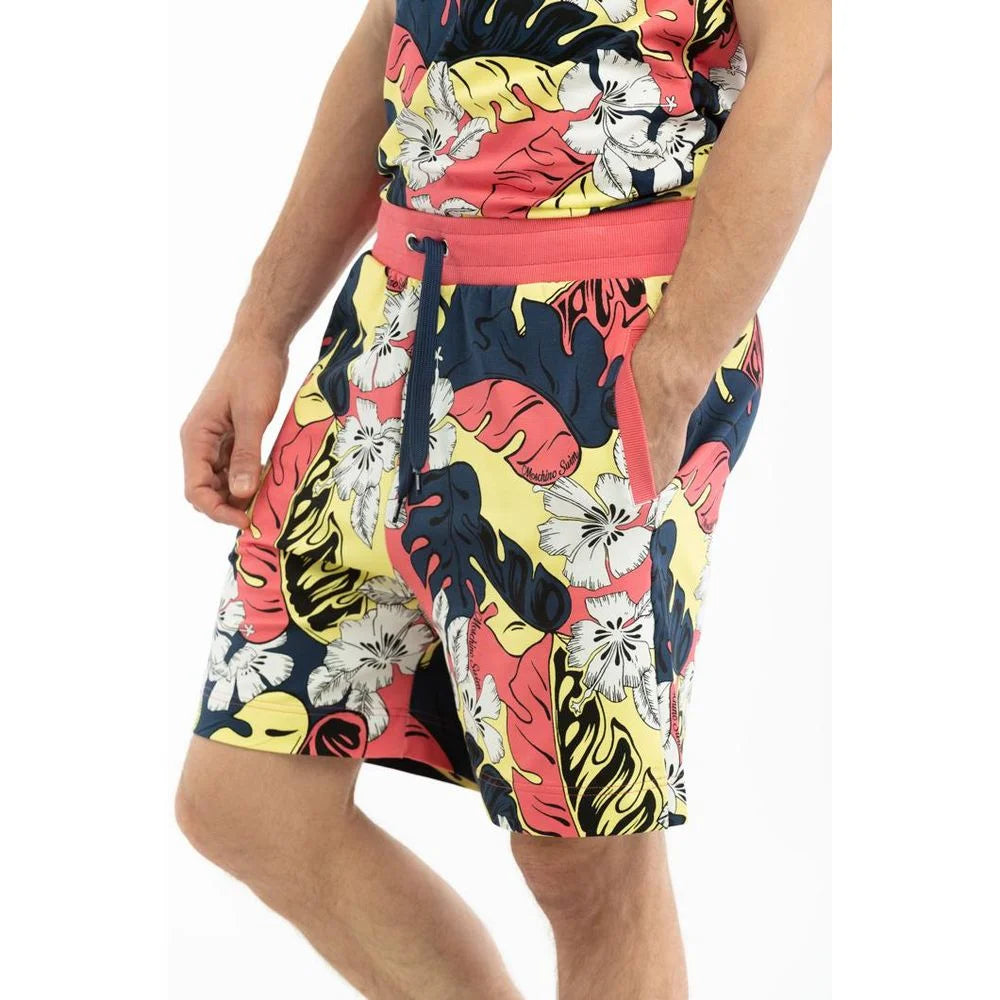 Moschino Multicolor Cotton Swim Shorts - S