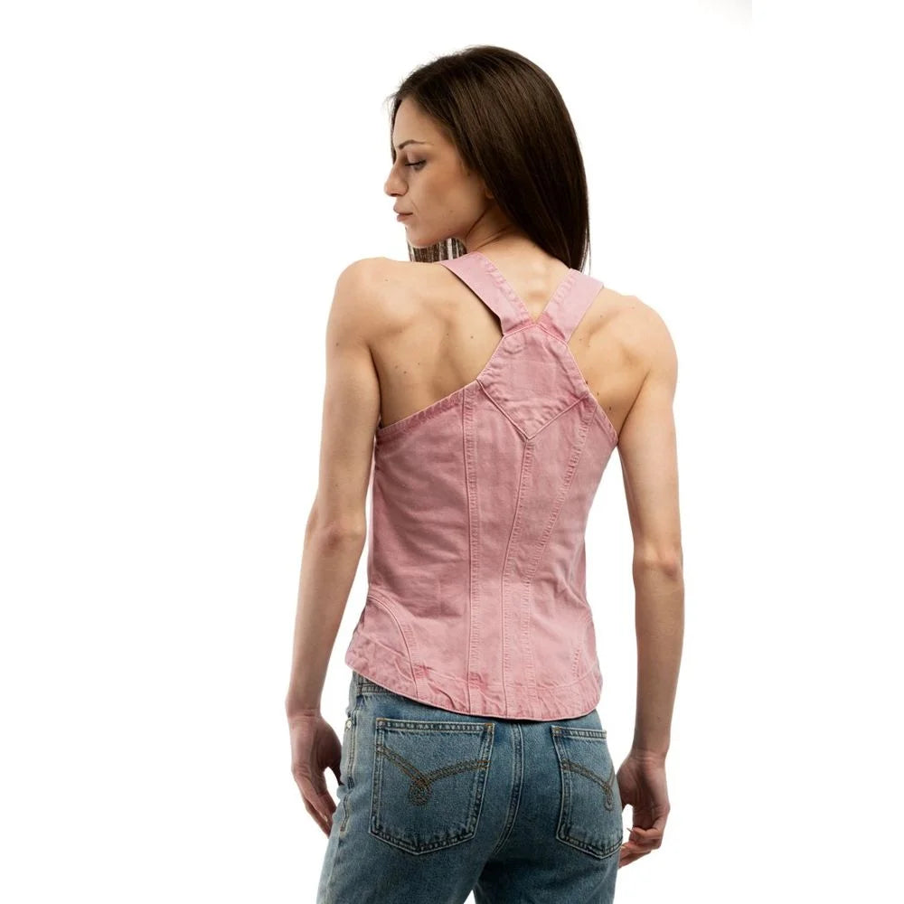 Moschino Multicolor Cotton Tank Tops