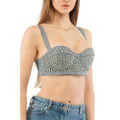 Moschino Multicolor Cotton Tank Tops - S