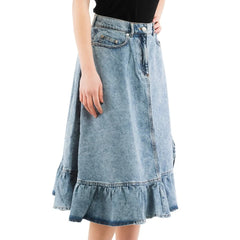 Moschino Multicolor Denim Skirt - L