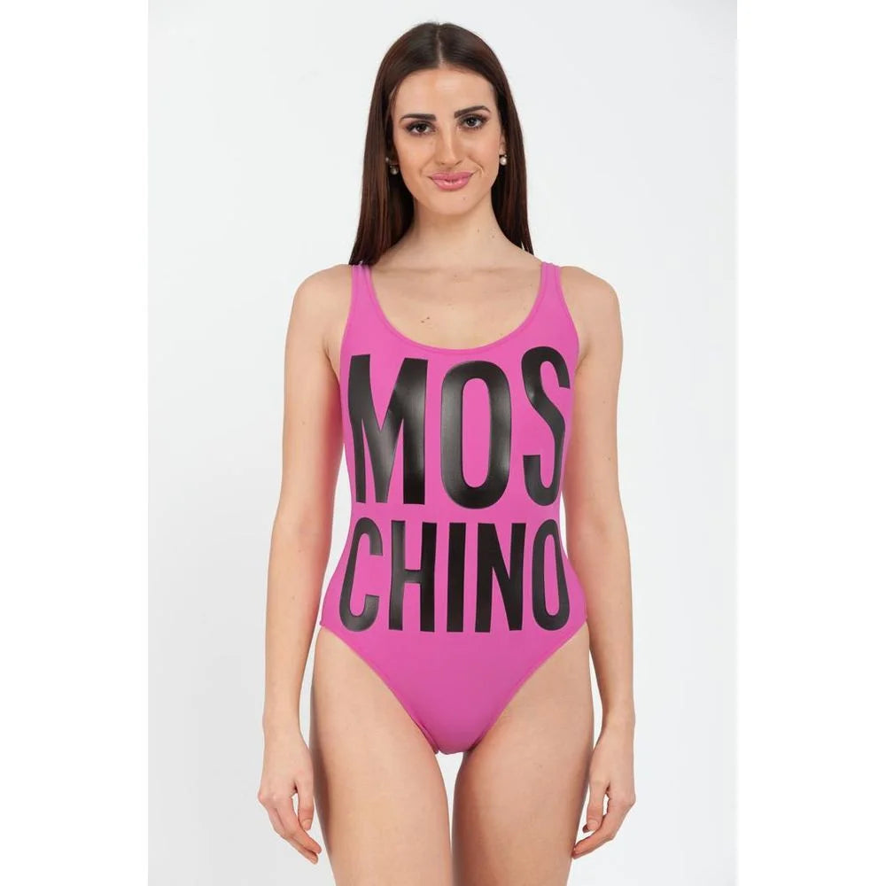 Moschino Multicolor Polyamide One-Piece Swimsuit - S