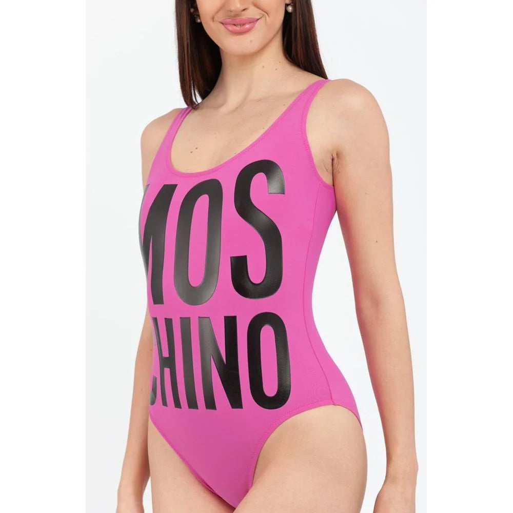 Moschino Multicolor Polyamide One-Piece Swimsuit - S