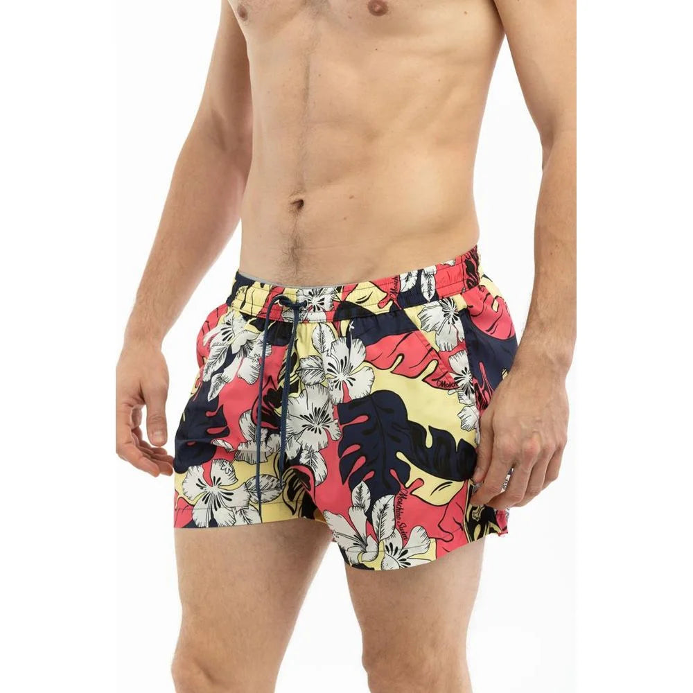 Moschino Multicolor Polyester Swim Shorts