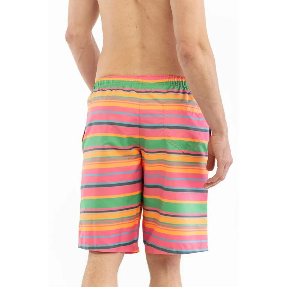 Moschino Multicolor Polyester Swim Shorts - M