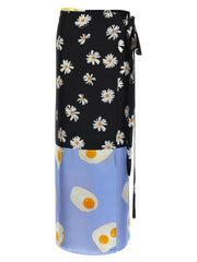 Moschino Multicolor Silk Mini Skirt - IT38